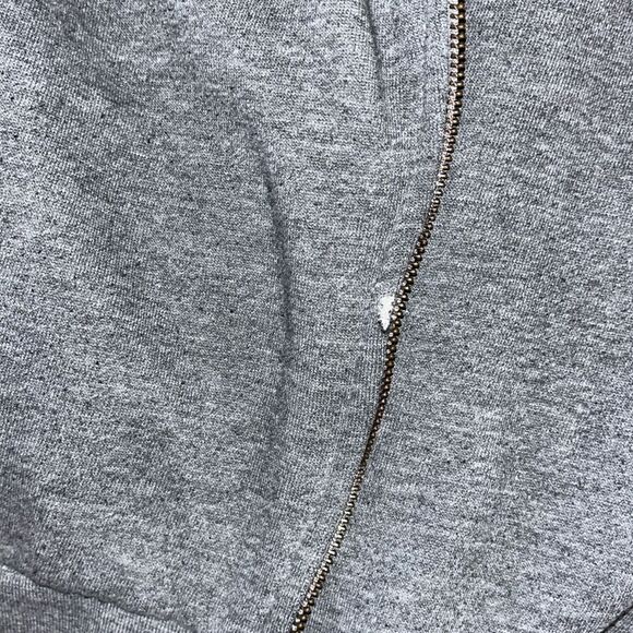 Worn Broken Zipper UNC North Carolina Tarheels Track Fleece Jacket XXL 2XL - Picture 9 of 11